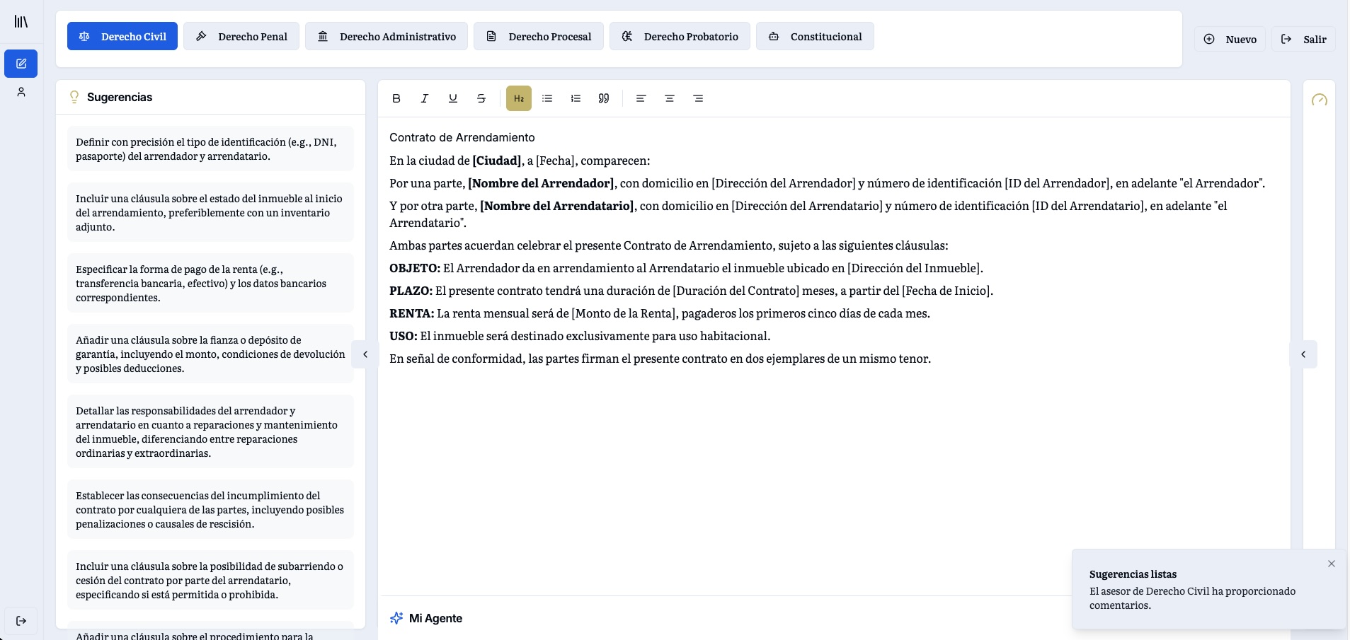 iusGPT App Screenshot 1